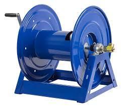 3/4 X 50' 28HG - 300 PSI VACUUM RECOVERY SPRING REWIND HOSE REEL WITH HOSE  - 4-Star Hose