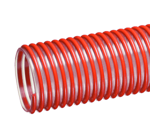 Tigerflex MULCH-LT 4 in. ID MULCH-LT Series PVC Low Temperature Material Handling Mulch Hose