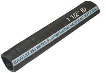 Novaflex 250BE-01125-00-600, 1-1/8 in. ID, Hardwall Water Exhaust Hose