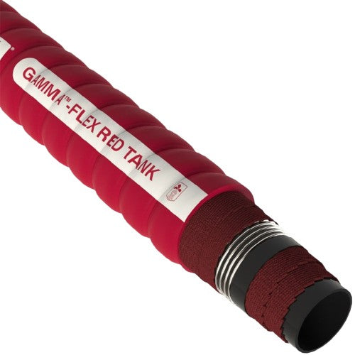 Texcel RTA15F1-3.0-200, 3 in. ID, GAMMA-FLEX RED TANK Red Corrugated Tank Truck Hose