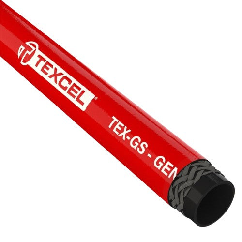 Texcel GS-6-R250-600R, 3/8 in. ID, TEX-GS General Service Air & Water Hose SKU: GS-6-R250-600R